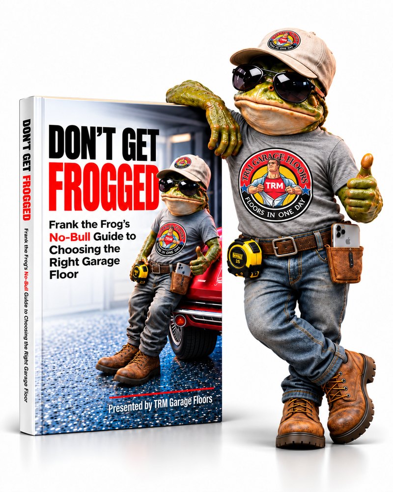 Don't Get Frogged book with Frank the Frog leaning on it